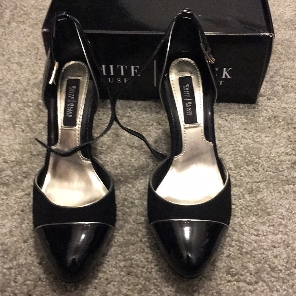 White House Black Market strap pumps